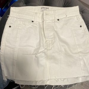 NWOT Frame Denim mini skirt